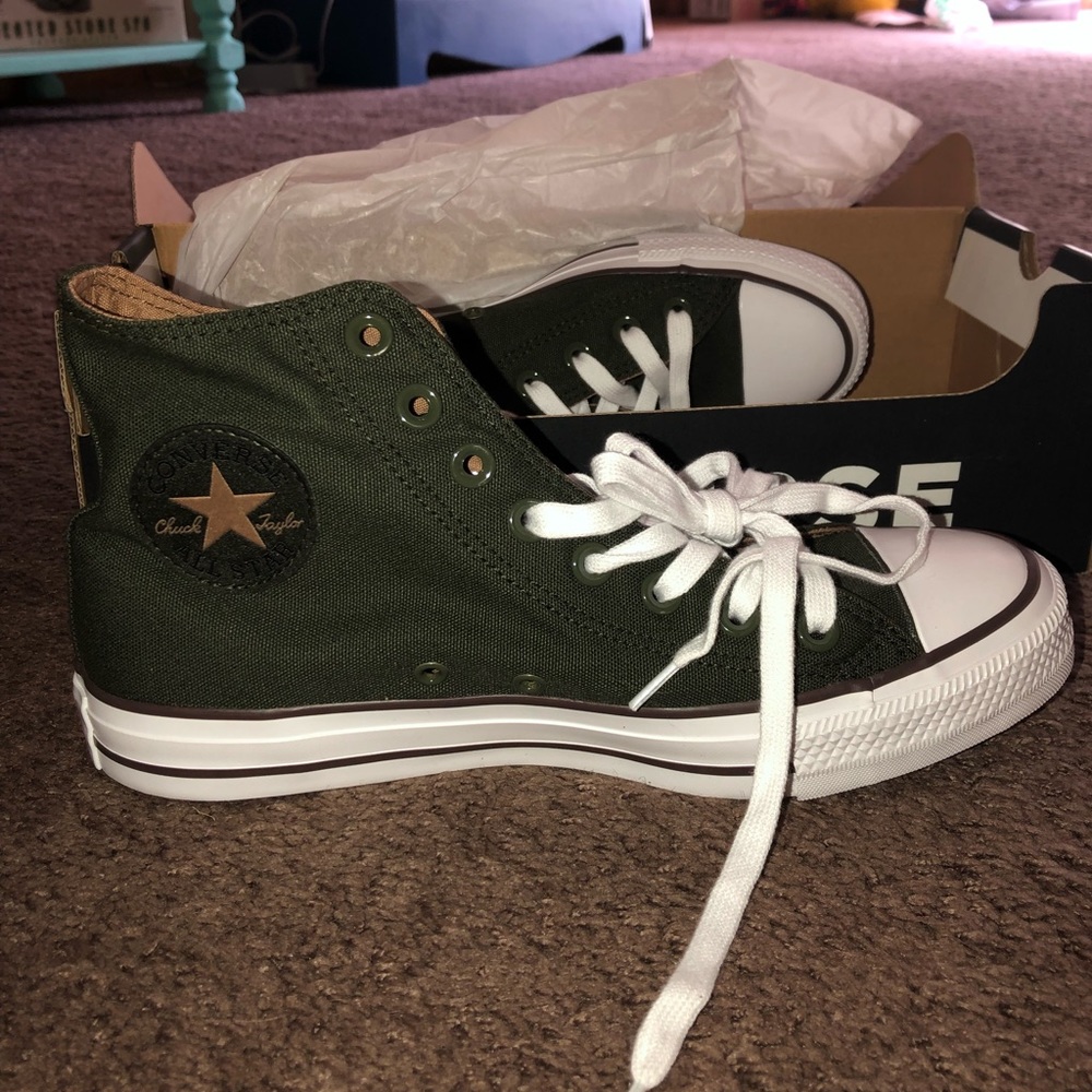 Army Green Converse